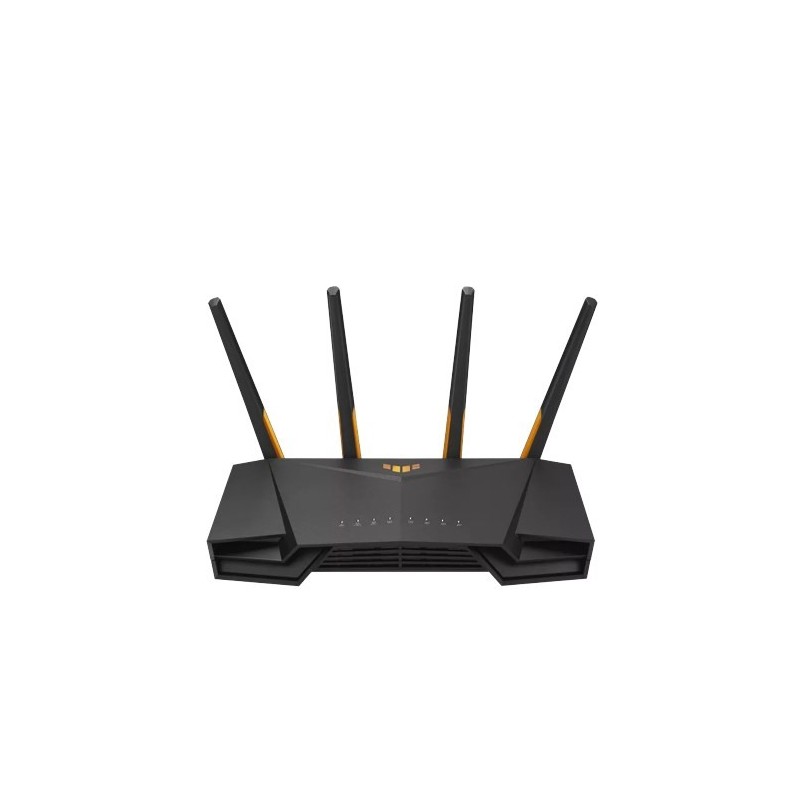 ASUS TUF Gaming AX3000 V2 router bezprzewodowy Gigabit Ethernet Dual-band (2.4 GHz/5 GHz) Czarny, Pomarańczowy ASUS TUF Gaming AX3000 V2 router bezprzewodowy Gigabit Ethernet Dual-band (2.4 GHz/5 GHz) Czarny, Pomarańczowy