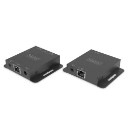 Przedłużacz/Extender HDMI 4K30Hz 70m po skrętce HDCP 1.4 EDID IR PoC (Power over Cable) (zestaw)