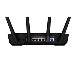 ASUS TUF Gaming AX3000 V2 router bezprzewodowy Gigabit Ethernet Dual-band (2.4 GHz/5 GHz) Czarny, Pomarańczowy