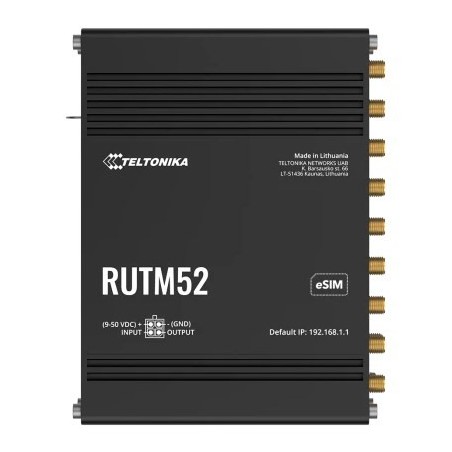 Modem 5G LTE Dual Teltonika Networks RUTM52 (EU)