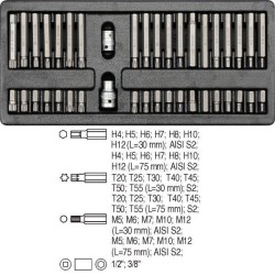 Yato YT-5538 końcówka wkrętakowa 40 sztuk