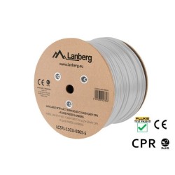 LANBERG KABEL SFTP KAT. 7 305M DRUT CU LSZH SZARY CPR+FLUKE PASSED