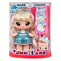 MGA Entertainment Yummiland Large Doll + Lipgloss Pet- Callie Birthday Cake