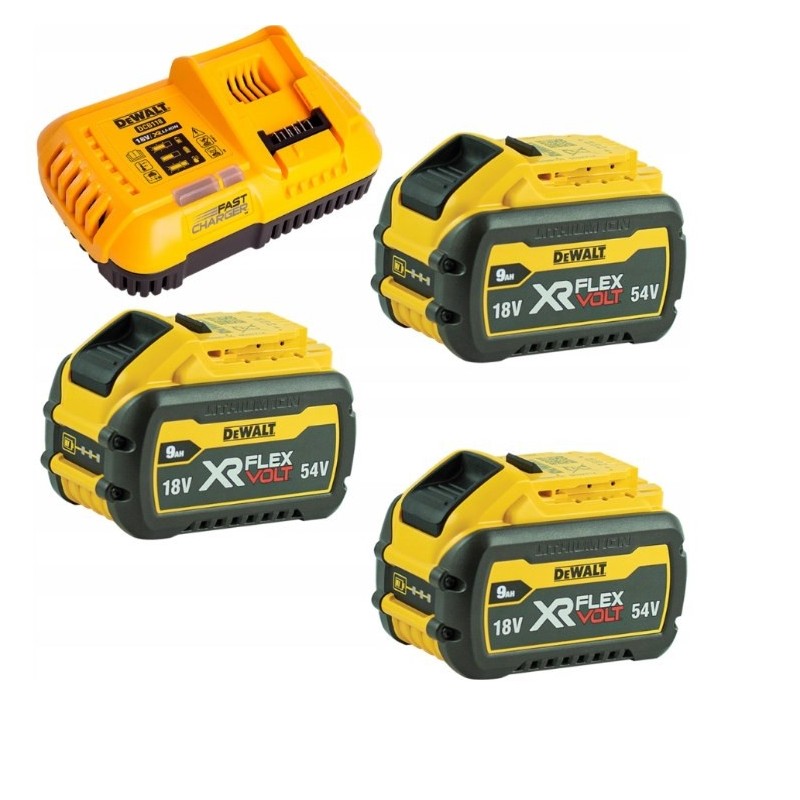 DEWALT.AKUMULATOR 18/54V 9,0/3,0Ah FV x3 DCB547 +ŁADOWARKA ...