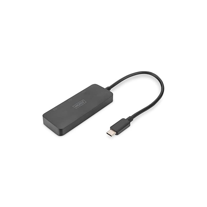 Digitus 3-portowy koncentrator wideo MST (USB-C™ - 3 x DisplayPort)