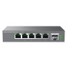 Switch Grandstream PoE GWN7701P (4x PoE do 1000Mbps 4x do 1000Mbps)