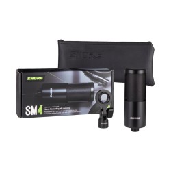 Shure SM4-K - Mikrofon pojemnościowy, zewnętrznie polaryzowany