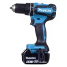 Makita DHP485RTJ wiertło 28500 RPM Zamek centralny 1,5 kg Czarny, Niebieski