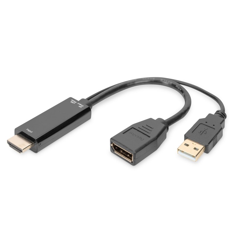 Digitus Adapter HDMI 4K – HDMI na DisplayPort