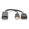 Digitus Adapter HDMI 4K – HDMI na DisplayPort