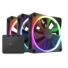 NZXT ZESTAW 3 WENTYLATORÓW F120RGB + KONTROLER (CZARNE)