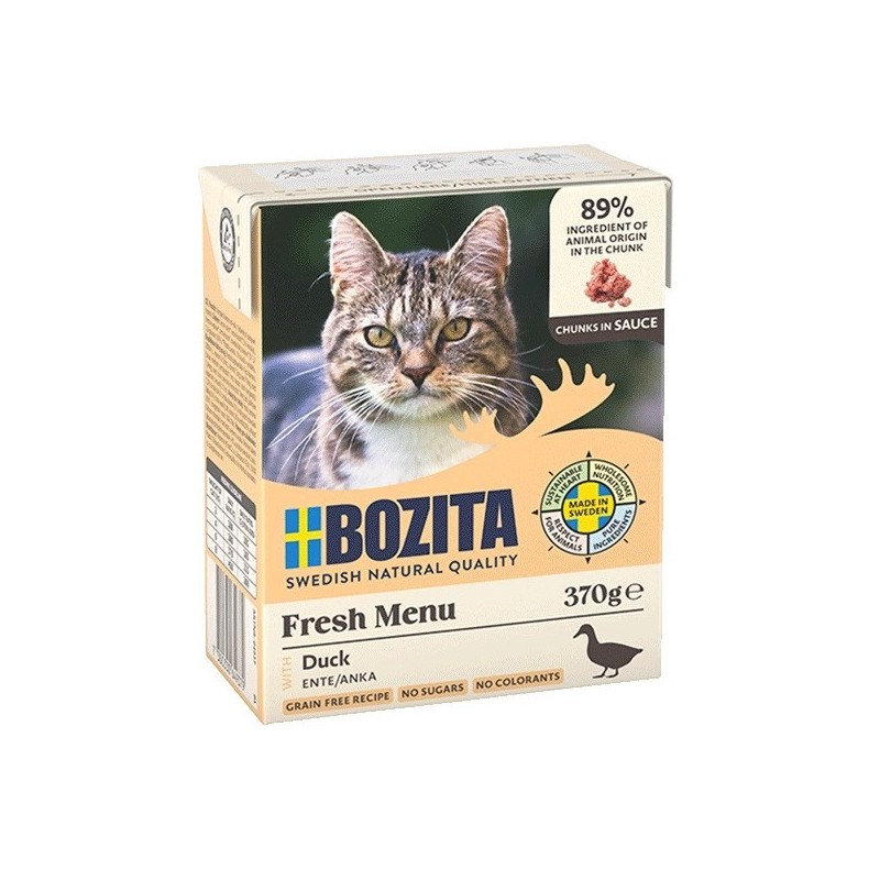 BOZITA Kaczka w sosie - mokra karma dla kota 370g