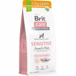 BRIT CARE SENSITIVE INSECT FISH 12+2KG