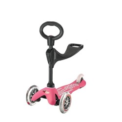 Micro Trójkołowa hulajnoga/jeździk Mini 3w1 Deluxe Pink