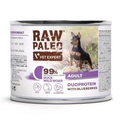 Raw Paleo Duck&Boar Adult Can 200g