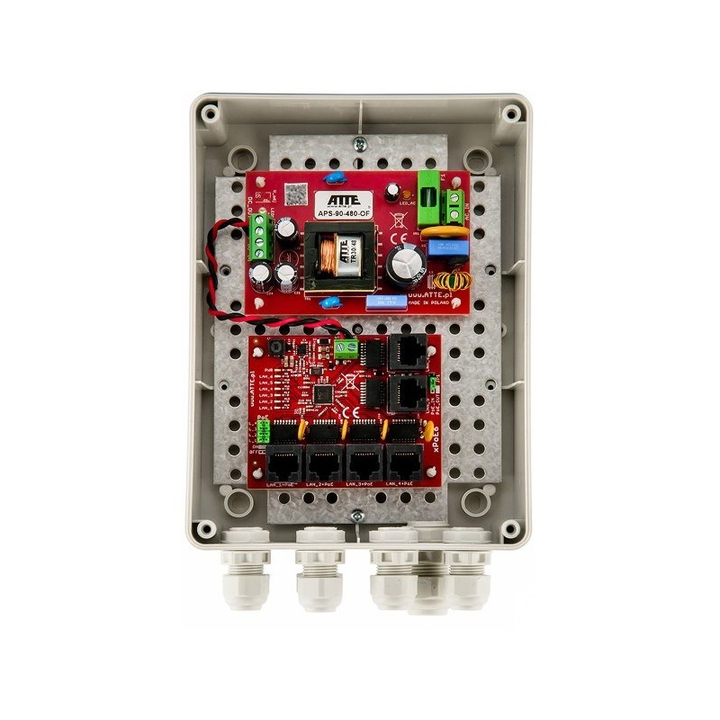 SWITCH 5-PORTOWY POE ATTE IP-5-11-M2 SWITCH 5-PORTOWY POE ATTE IP-5-11-M2