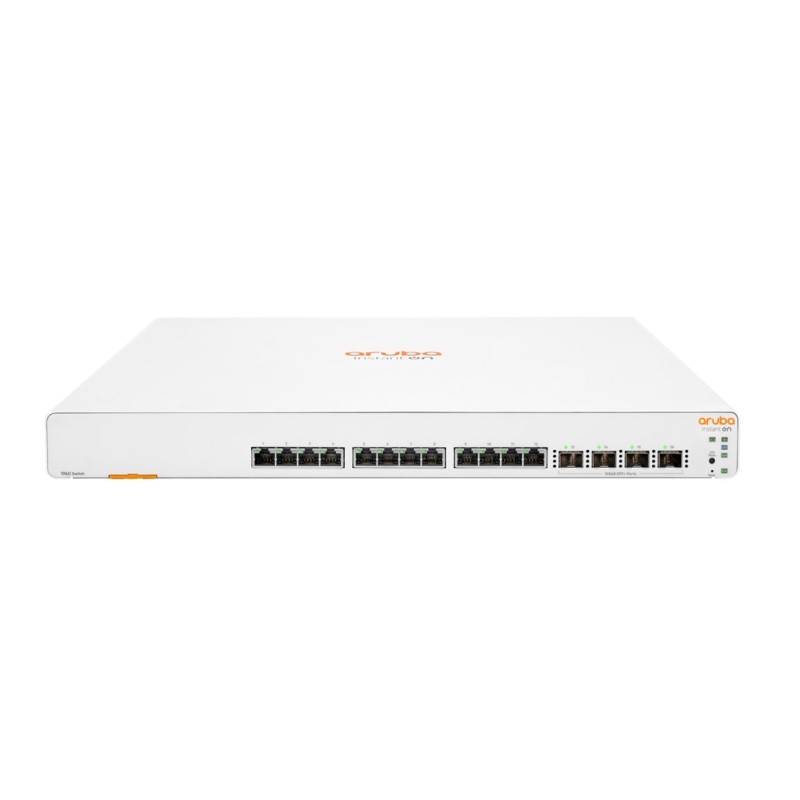 Aruba Instant On 1960 12XGT 4SFP+ Zarządzany L2+ 10G Ethernet (100/1000/10000) 1U Biały Aruba Instant On 1960 12XGT 4SFP+ Zarządzany L2+ 10G Ethernet (100/1000/10000) 1U Biały