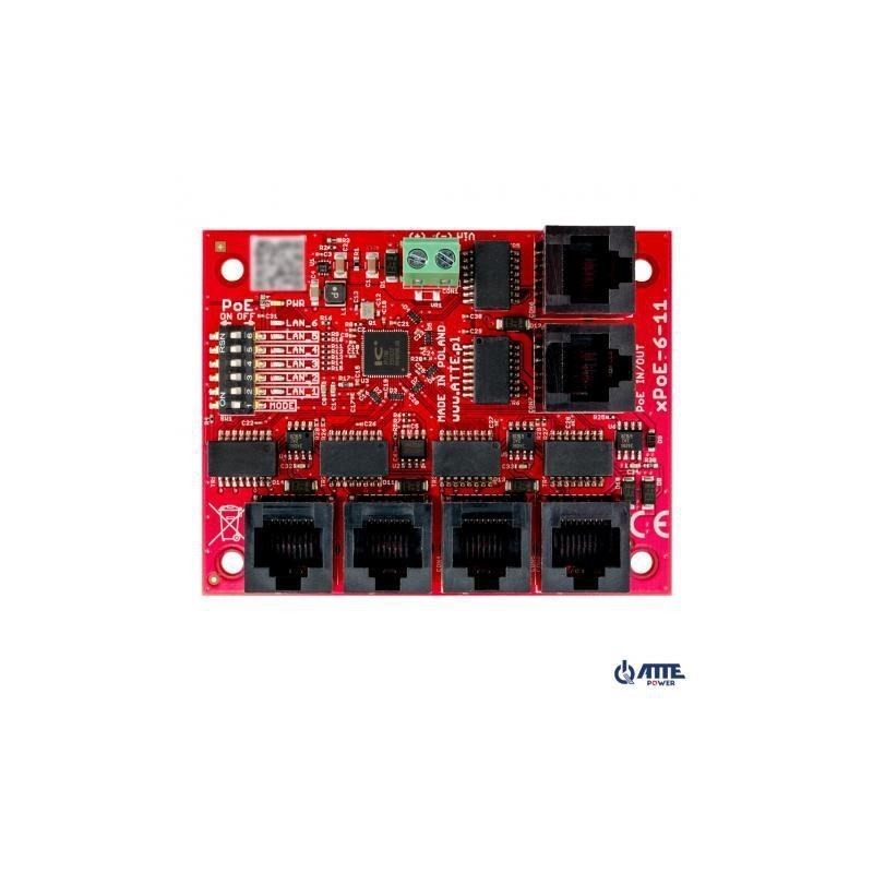 SWITCH 5-PORTOWY POE ATTE xPoE-6-11-OF SWITCH 5-PORTOWY POE ATTE xPoE-6-11-OF
