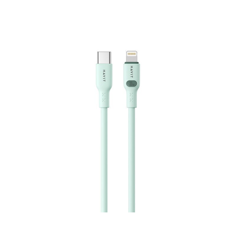 Kabel Havit Typ C-Lightning CB6281 1.0m (zielony)