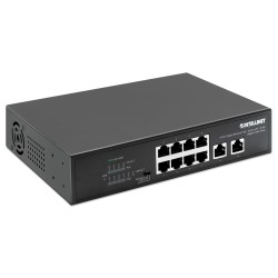 Switch giga 8P poe+ 2P uplink