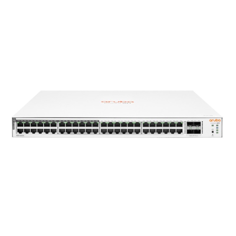 Przełącznik Aruba Instant On 1830 48G 24p Class4 PoE 4SFP 370W Zarządzany L2 Gigabit Ethernet (10/100/1000) Obsługa PoE 1U Przełącznik Aruba Instant On 1830 48G 24p Class4 PoE 4SFP 370W Zarządzany L2 Gigabit Ethernet (10/100/1000) Obsługa PoE 1U