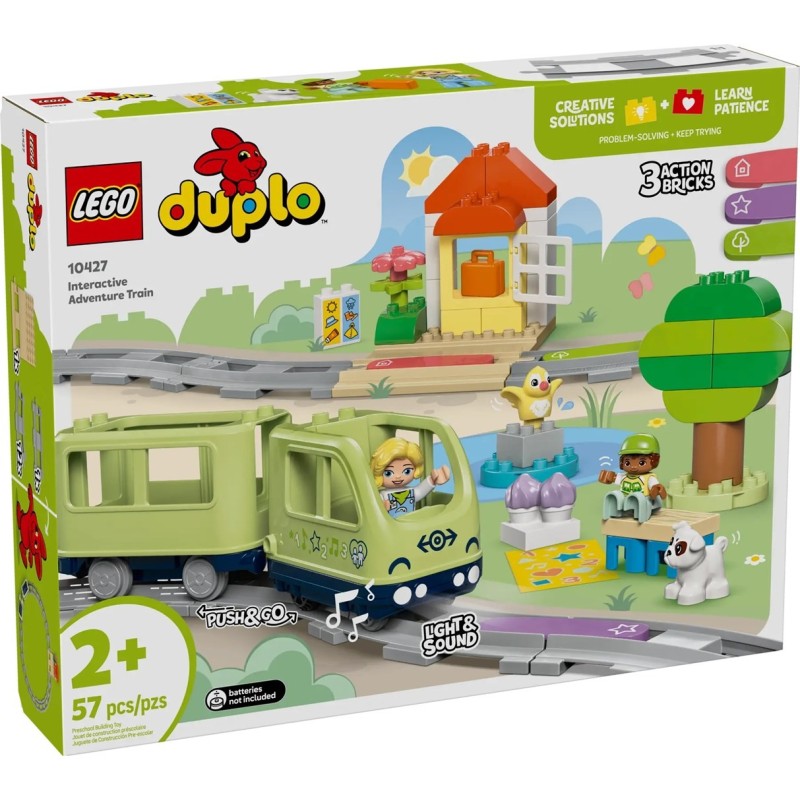 LEGO DUPLO TOWN 10427 Most i Tory Kolejowe - Zestaw Rozszerzający