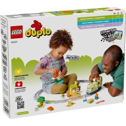 LEGO DUPLO TOWN 10427 Most i Tory Kolejowe - Zestaw Rozszerzający