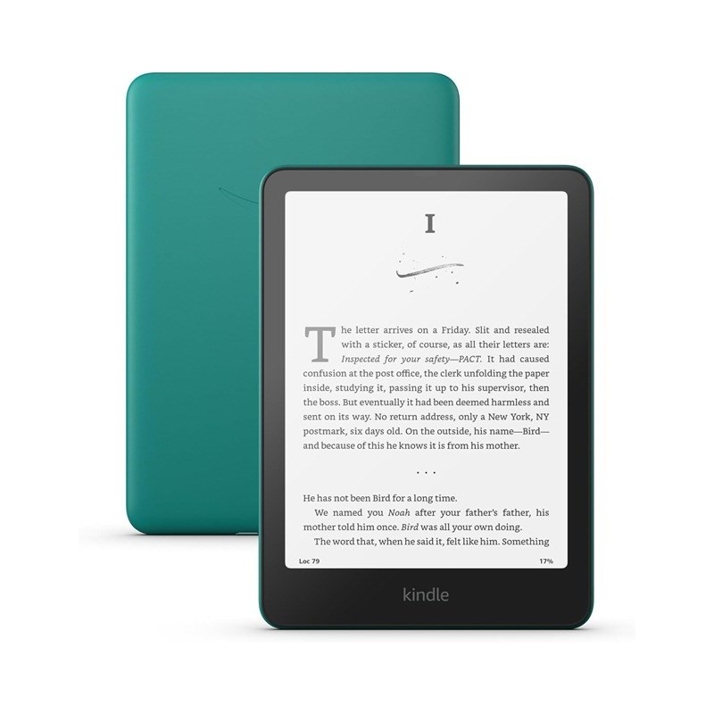 Ebook New Kindle Paperwhite (12th Generation) - 2024 release 7” glare-free 16GB Wi-Fi (Ad-supported) Jade