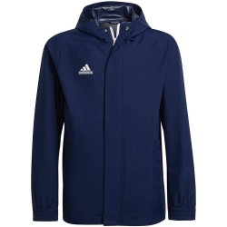 Kurtka dla dzieci adidas Entrada 22 All Weather granatowa H57511 152cm