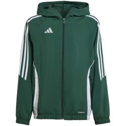 Kurtka dla dzieci adidas Tiro 24 zielona IM8796 140cm