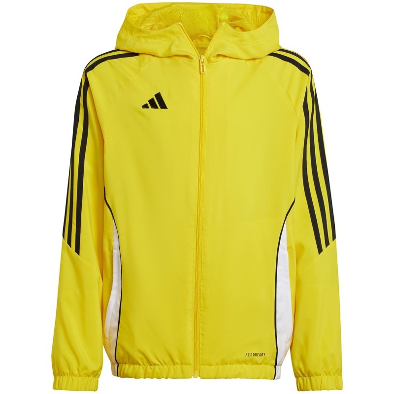 Kurtka dla dzieci adidas Tiro 24 żółta IM8795 152cm