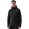 Kurtka męska softshell 4F M283 głęboka czerń 4FWAW24TSOFM283 20S S