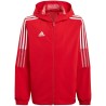 Kurtka dla dzieci adidas Tiro 21 Windbreaker czerwona GP4976 116cm