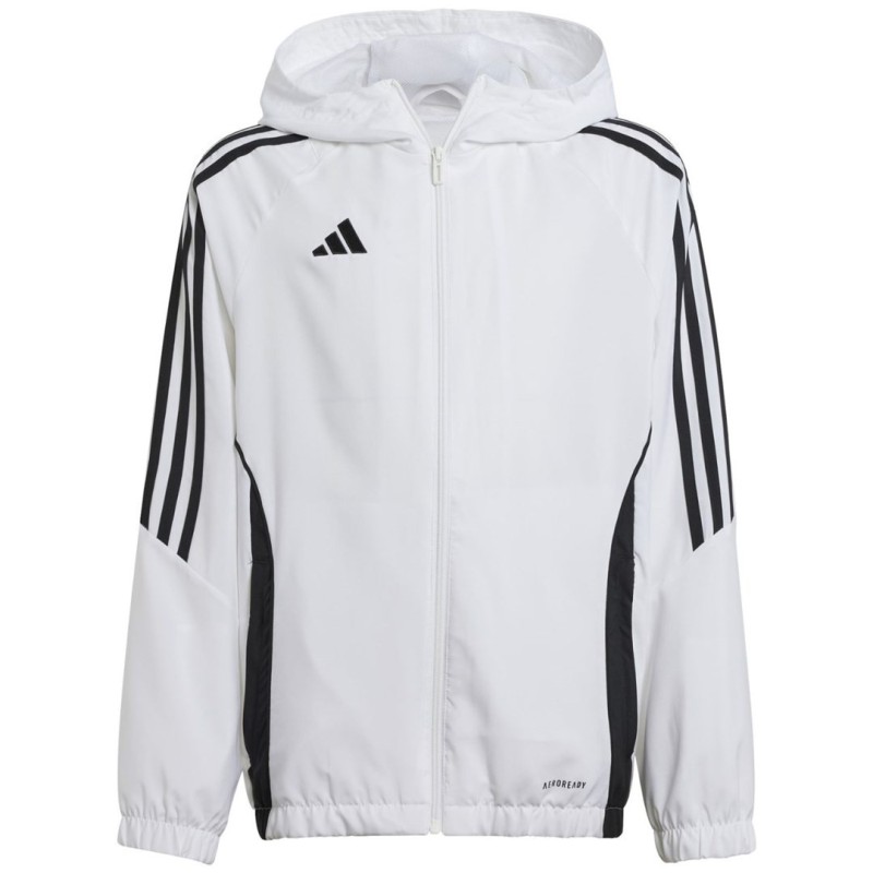 Kurtka dla dzieci adidas Tiro 24 biała IM8799 116cm