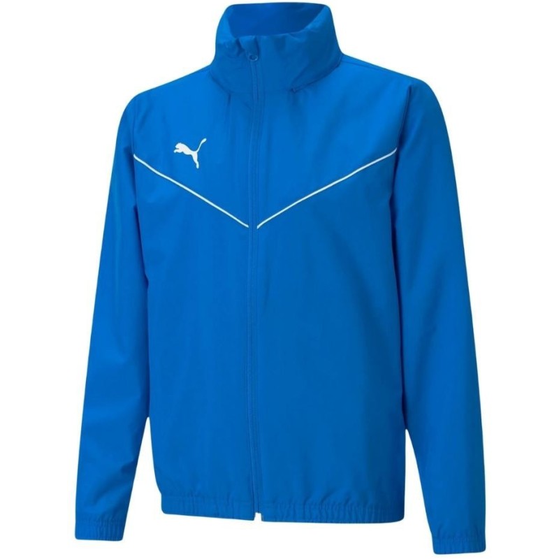 Kurtka dla dzieci Puma teamRISE All Weather Jacket niebieska 657402 02