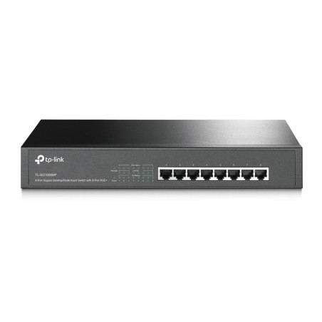 Switch TP-Link TL-SG1008MP Nie zarządzany Gigabit Ethernet (10/100/1000) Obsługa PoE 1U Czarny