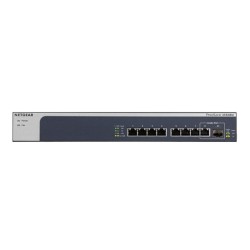 NETGEAR XS508M Nie zarządzany 10G Ethernet (100/1000/10000) Szary, Srebrny