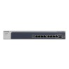 NETGEAR XS508M Nie zarządzany 10G Ethernet (100/1000/10000) Szary, Srebrny