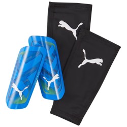 Ochraniacze piłkarskie Puma Ultra Flex Sleeve niebieskie 030871 06 L