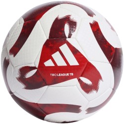 Piłka nożna adidas Tiro League Thermally Bonded biało-czerwona HZ1294 5