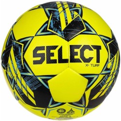 Piłka nożna Select X-Turf 5 v23 FIFA Basic żółto-niebieska