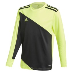 Bluza bramkarska dla dzieci adidas Squadra 21 Goalkeeper Jersey Youth czarno-limonkowa GN5794 152cm