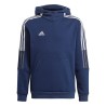 Bluza dla dzieci adidas Tiro 21 Sweat Hoody granatowa GK9680 128cm