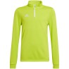 Bluza dla dzieci adidas Entrada 22 Training Top limonkowa HC5060 128cm