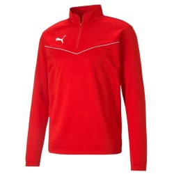 Bluza męska Puma teamRISE 1 4 Zip Top czerwona 657394 01 L