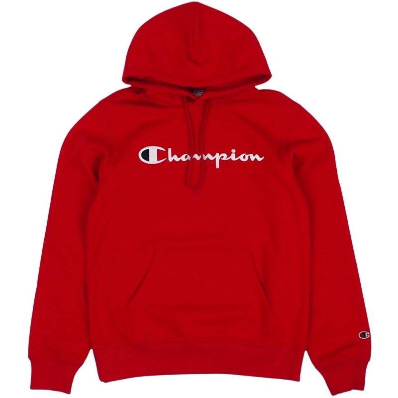 Bluza męska Champion Hooded czerwona 220253 RS054 M