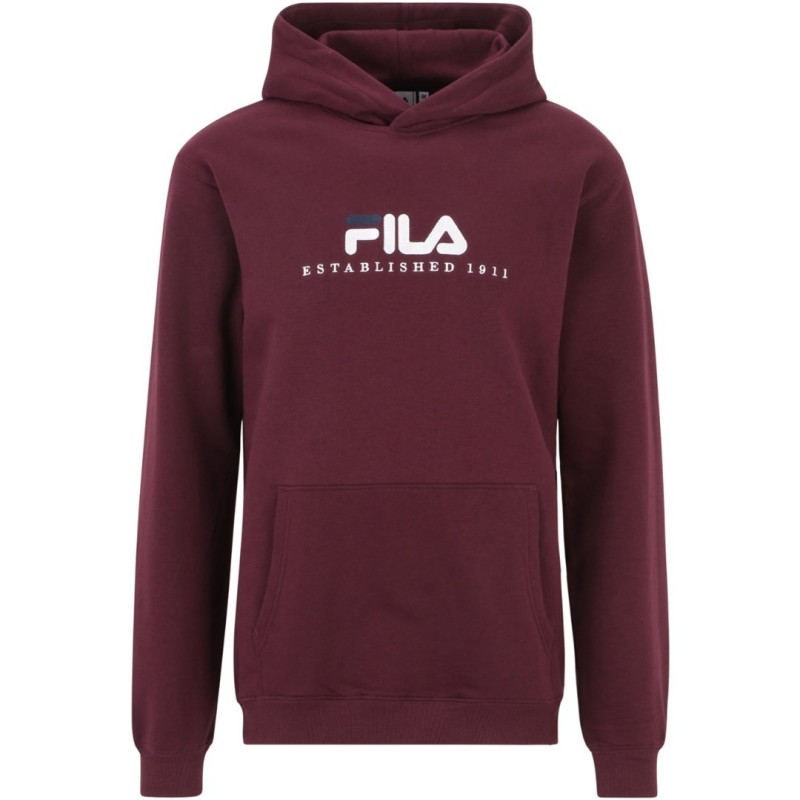 Bluza męska Fila Brunssum burgundowa FAU0145 40107 M