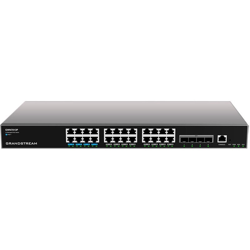 Grandstream GWN 7813P POE 24GE 4SFP+ switch L3 Grandstream GWN 7813P POE 24GE 4SFP+ switch L3