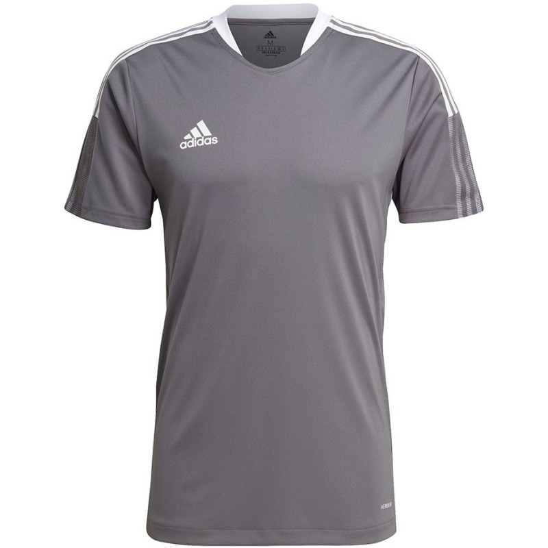 Koszulka męska adidas Tiro 21 Training Jersey szara GM7587 S