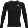 Koszulka męska Under Armour HG Armour Comp LS czarna 1361524 001 L